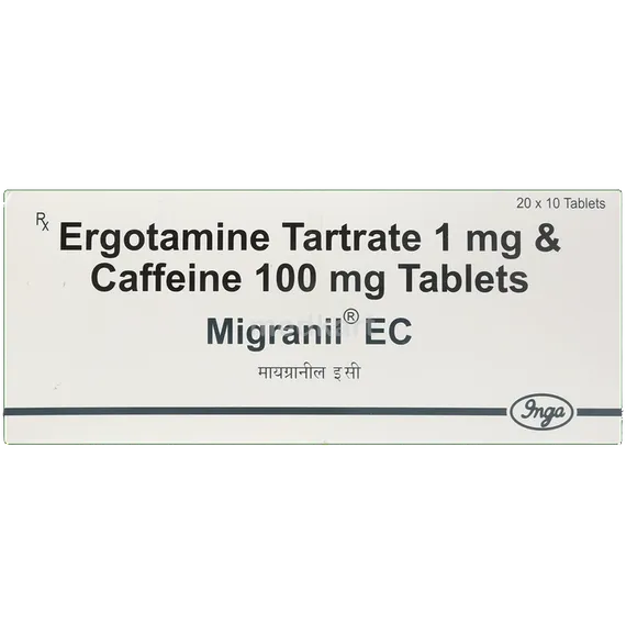 migranil ec tablet 10's